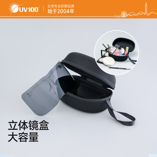 台湾UV100防晒护目镜太阳眼镜防紫外线骑行护脸遮阳加大镜片51254 - 图3
