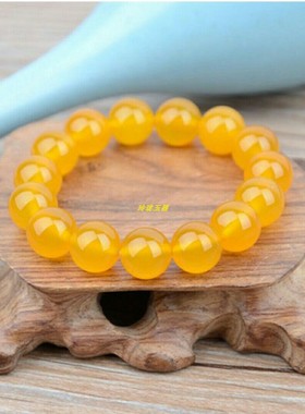 天然情侣黄玛瑙民族风男女