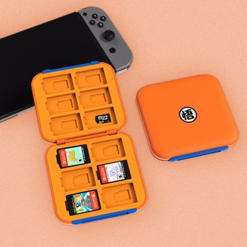 良值任天堂Switch2/OLED卡通磁吸游戏卡盒12枚装卡带收纳盒NS配件 - 图1