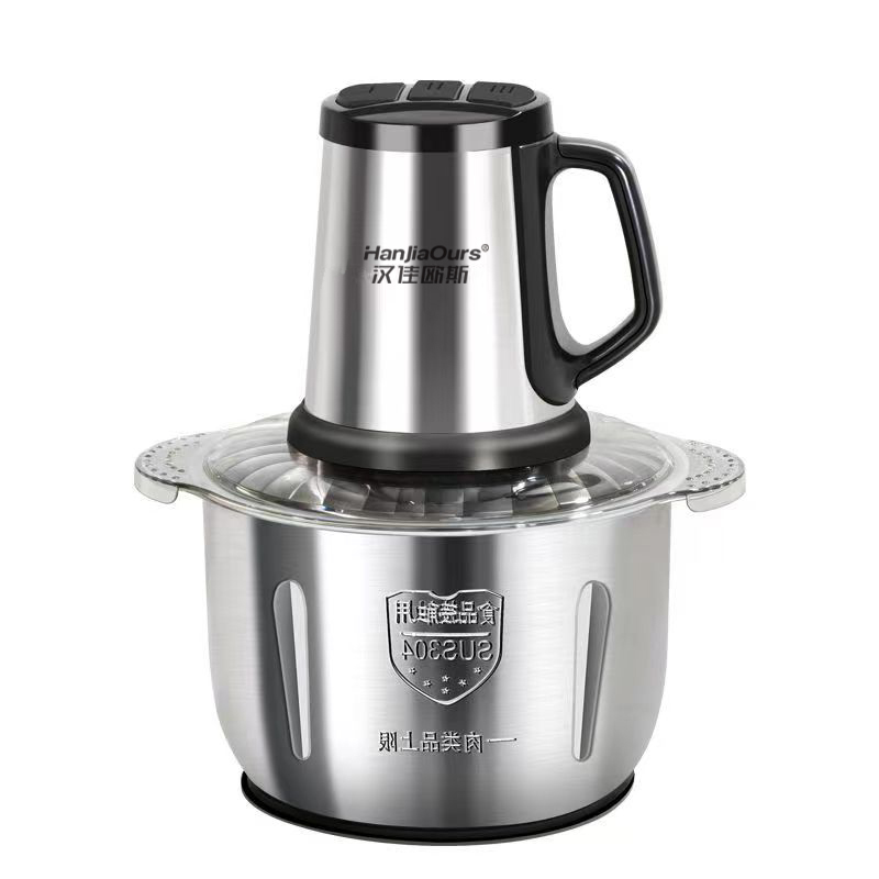 德国绞肉机家用电动小型多功能全自动搅拌机碎肉馅碎菜蒜泥料理机 - 图3