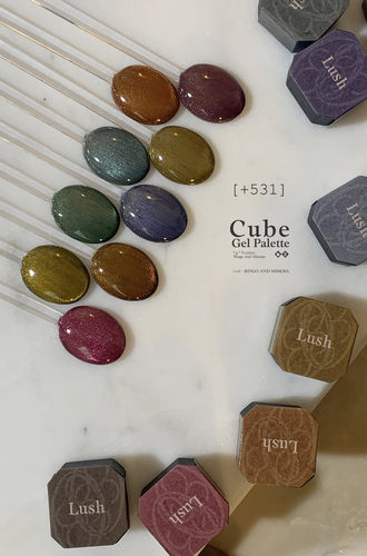 【RM CUBE】Lush酒鬼浓郁纯艳秋冬的复古通透宝石色美甲光疗胶*9 - 图2