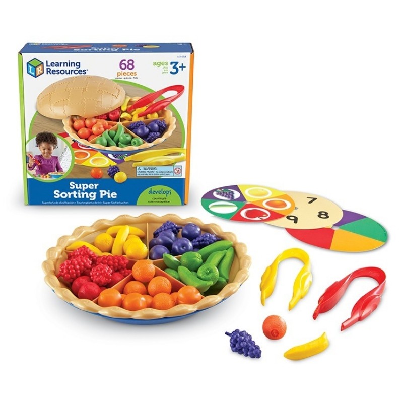 Learning Resources水果派分类套装儿童专注力精细动作益智玩具 - 图1