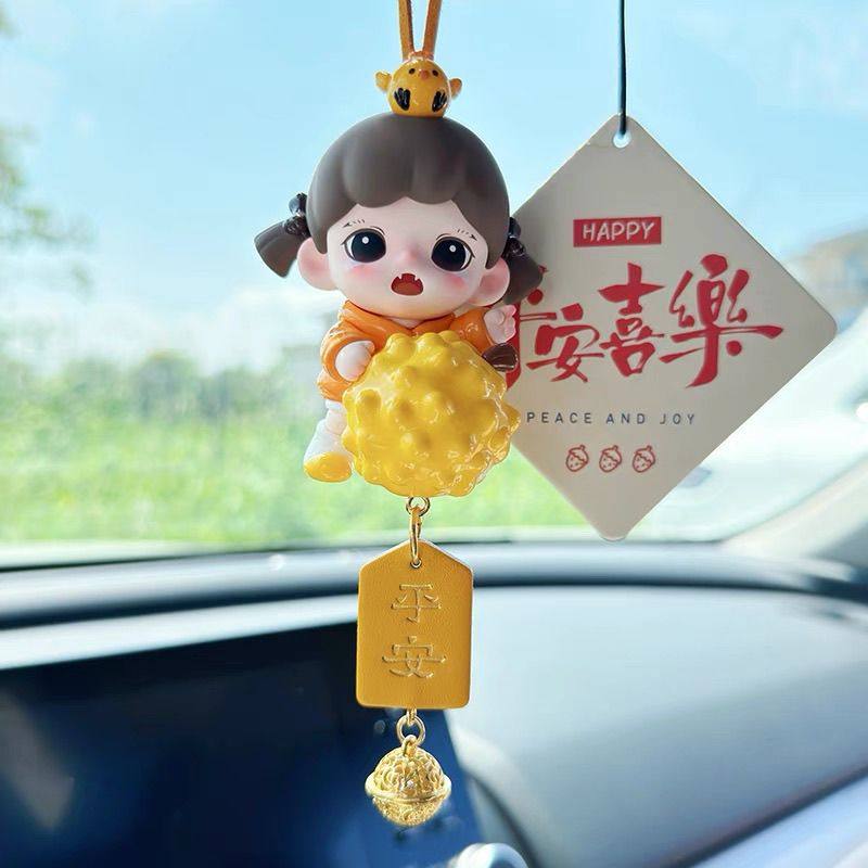 zoraa车挂我爱吃水果车挂水果妹妹手作改娃汽车后视镜车载挂件萌,淘宝优惠券,粉丝福利购,淘宝优惠卷