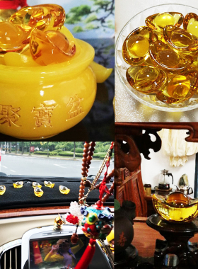 水晶摆件招财开业镇宅琉璃装饰品