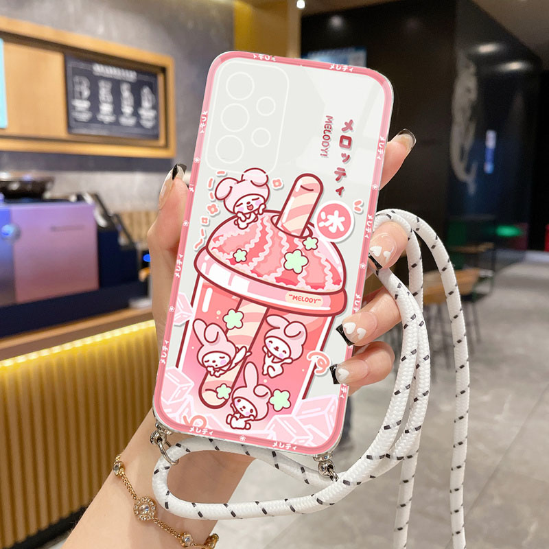 适用华为荣耀200LITE手机壳HONOR 90LITE卡通硅胶x9c斜挎x60挂绳400SMART全包边X9D透明X9A软防摔X7B保护套 - 图3