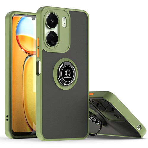 适用红米13C 4G手机壳小米POCO C65卡通硅胶13TPRO磁吸指环14C防摔C75保护套NOTE12S硬K60至尊版12R情侣支架 - 图3