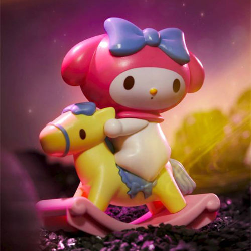2020肯德基凯蒂猫美乐蒂木马玩具KFC夏日幻想机关kitty酷企鹅公仔 - 图1