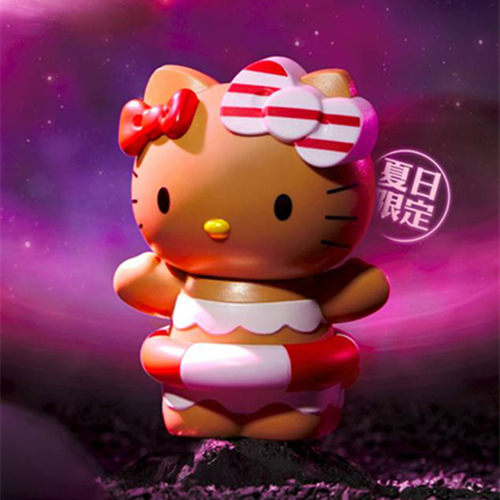2020肯德基凯蒂猫美乐蒂木马玩具KFC夏日幻想机关kitty酷企鹅公仔 - 图0