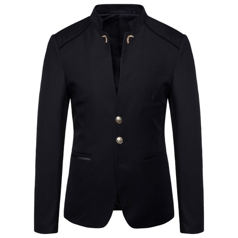 blazer Stylish Mens Slim Fit Suit Jacket coat men男小西装-图0