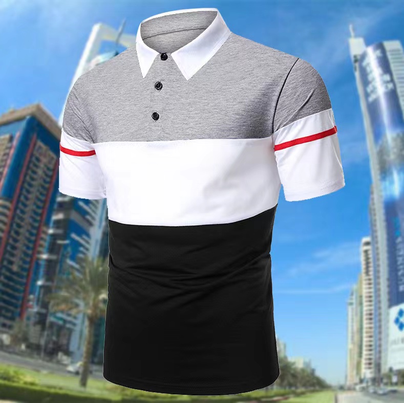 polo shirts man shirt shirts for men cotton shirt polo t恤男 - 图1