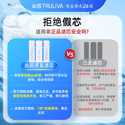 沁园净水器滤芯官方QR-RU-05A/D、RO-05A/C/D/E、R5-01C/D/E/H - 图1