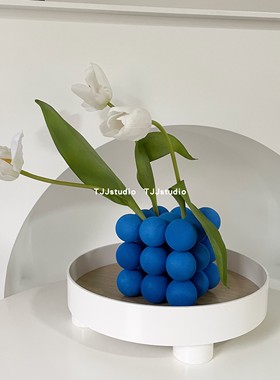 instjj同款香薰蜡烛储物盘桌面