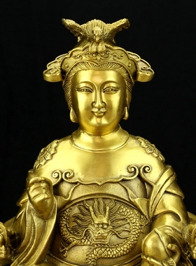 纯铜佛像大号玉皇大帝王母娘娘