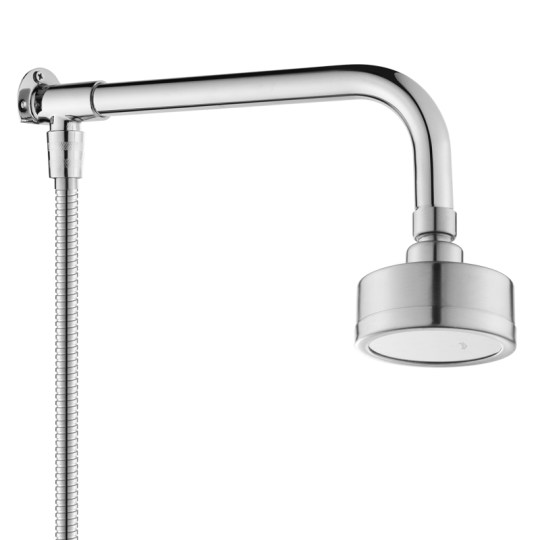 Pressurized bathroom stainless steel shower head