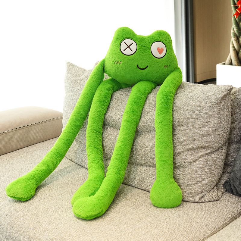 长腿黑猫咪玩偶兔子抱枕陪睡觉超大号公仔女生布娃娃巨型毛绒玩具 - 图1