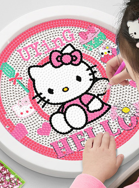 公主钻石画儿童满钻手工DIY钻石贴画粘贴画儿童益智玩具女孩礼物