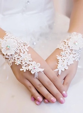 新娘配饰礼服超仙红色手链戒指