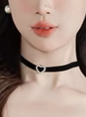 儿童蝴蝶结项链小女孩首饰高级锁骨链洛丽塔配饰颈链暗黑丝绒项圈