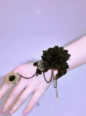 简约女宫廷复古套装暗黑手链