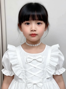 黑色蕾丝简约锁骨颈饰少女配饰