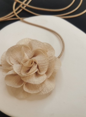 白色百搭复古森系甜美风蕾丝项圈