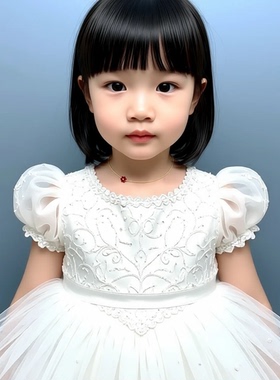 红色花朵项链女ins多巴胺少女儿童锁骨链ins百搭复古网红项链饰品