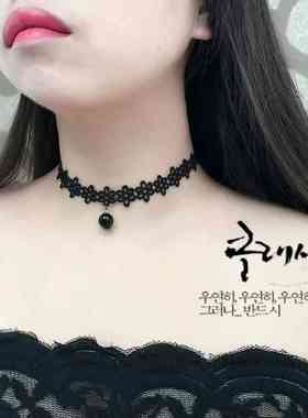 简约森系脖子饰品choker女夏项链