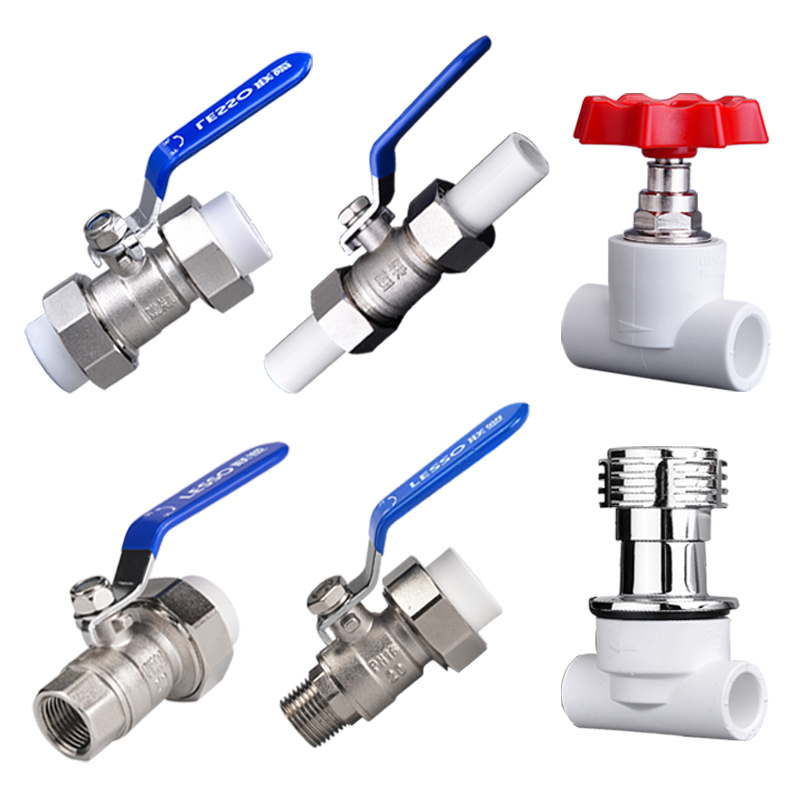 联塑PPR双活接球阀全通径截止阀20 25 32内外螺纹球阀热水管配件 - 图3