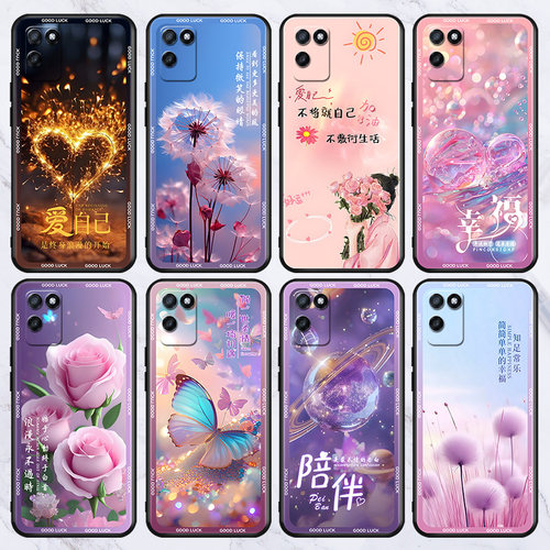 luckrider适用于realmev11s手机壳oopp保护套opop rea1me v11s软rmV11s文字真我v11s潮牌RMX3125防摔rmx3125 - 图1