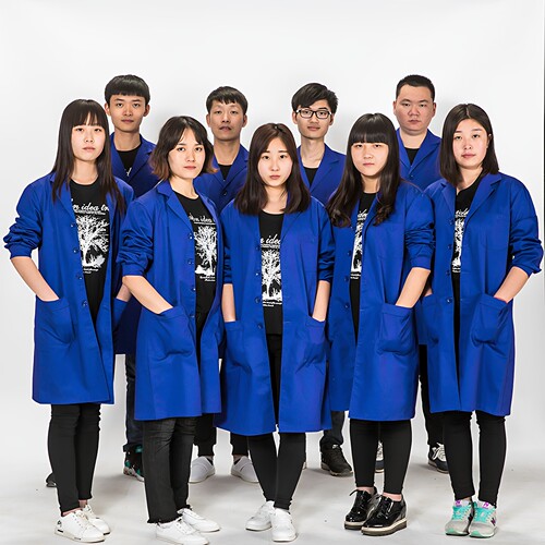 工作服大褂灰色衣服罩衣防尘工衣长款劳保服上衣物业搬运外套印字 - 图1