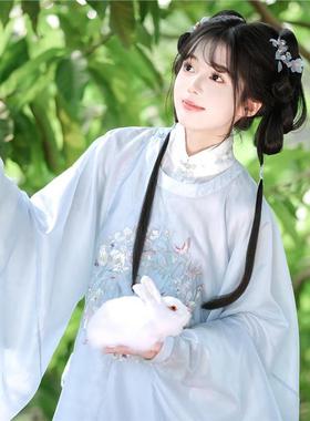 真兔子道具小白兔中秋玉兔古风摄影写真拍照走秀模型毛绒摆件