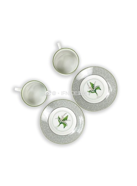 【现货】dior铃兰花花朵咖啡杯