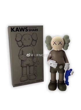 kaws现货bff限定硬体公仔摆件