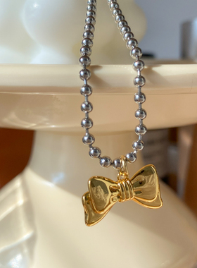 一枝橘铜女甜美项链日系