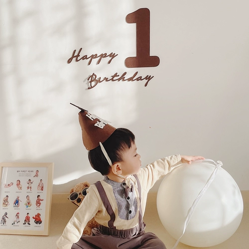 Детский брендовый воздушный шар для мальчиков, 2 лет, подарок на день рождения