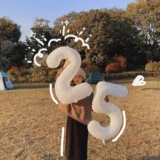 Брендовый белый цифровой дорожный воздушный шар, популярно в интернете