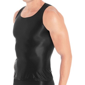 ເສື້ອຢືດກິລາລະດູຮ້ອນ oily luster bodybuilding sports sleeveless thin sweat-absorbent elastic running casual vest underwear