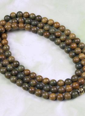 木质佛珠12mm大珠项链