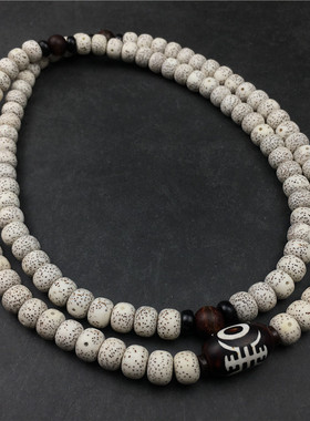 星月菩提原籽文玩佛珠手串项链
