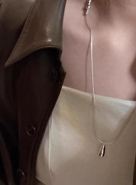 小众高级感百搭水滴项链秋冬配饰