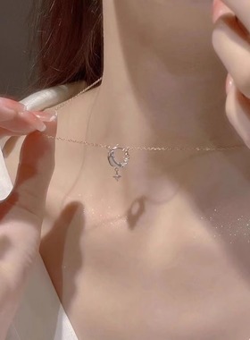 项链女生2025新款轻奢小众锁骨链