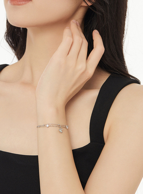 适合秋冬的银杏叶叠戴手链女款2025新款轻奢小众精致女友中秋礼物