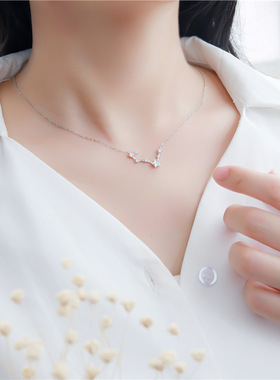 925银今夜星光项链女轻奢小众