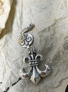 潮牌复古童军花船锚吊坠挂坠项链男女情侣款个性配饰毛衣链