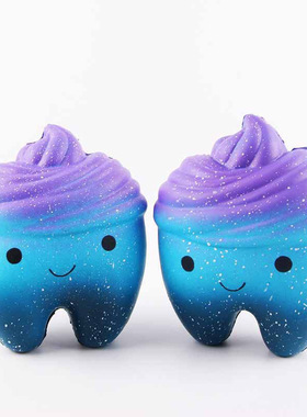 热卖squishy卡通回弹星空挂件