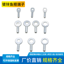 Fish Eye Terminals Wire Rope Special Punching Connection Head Cold Press Closed-end Terminal Wire Nose Insurance Rope Line Nose