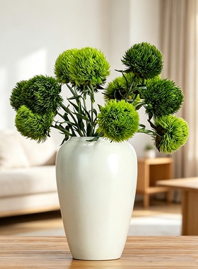 仿真绿石竹花束绿植桌面插花摆件