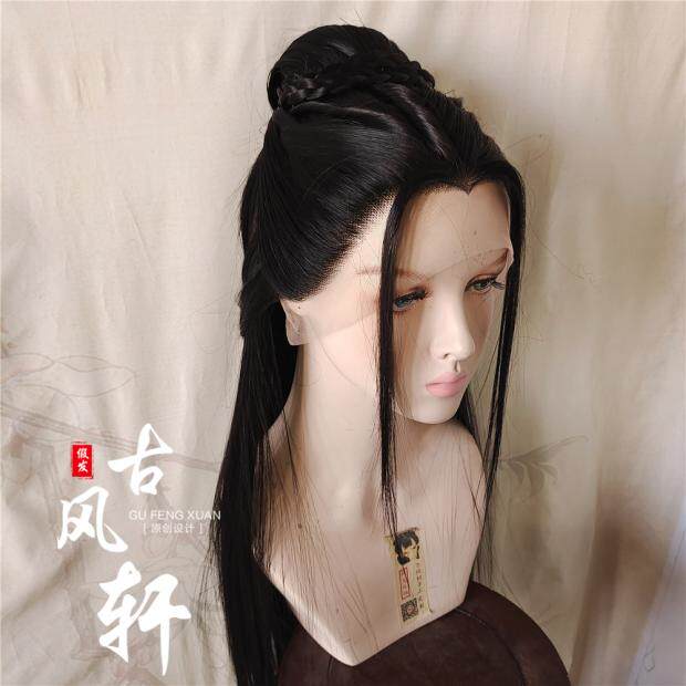 古风轩古装假发电视剧江厌-离师姐假发手勾手钩前蕾丝包邮