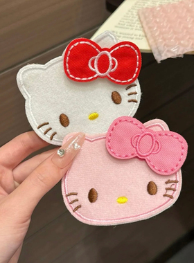 可爱猫！脑袋整理碎发魔术贴发夹