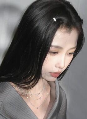 韩国进口满钻小发扣圆形发夹